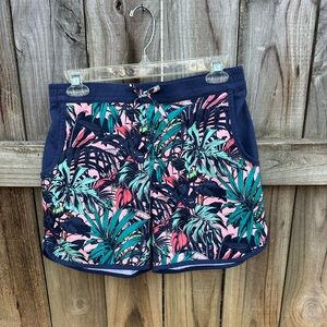 Columbia blue fern shorts